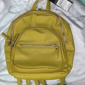 Yellow green mini backpack!